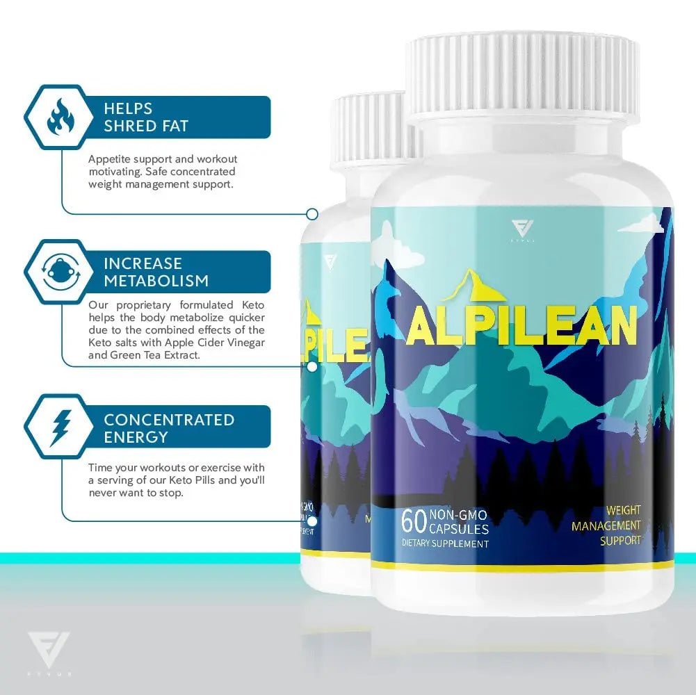 (2 Pack) Alpilean Max Weight Loss Capsules Supplement, Alpilean Ice Hack Support - TrustMedUSA