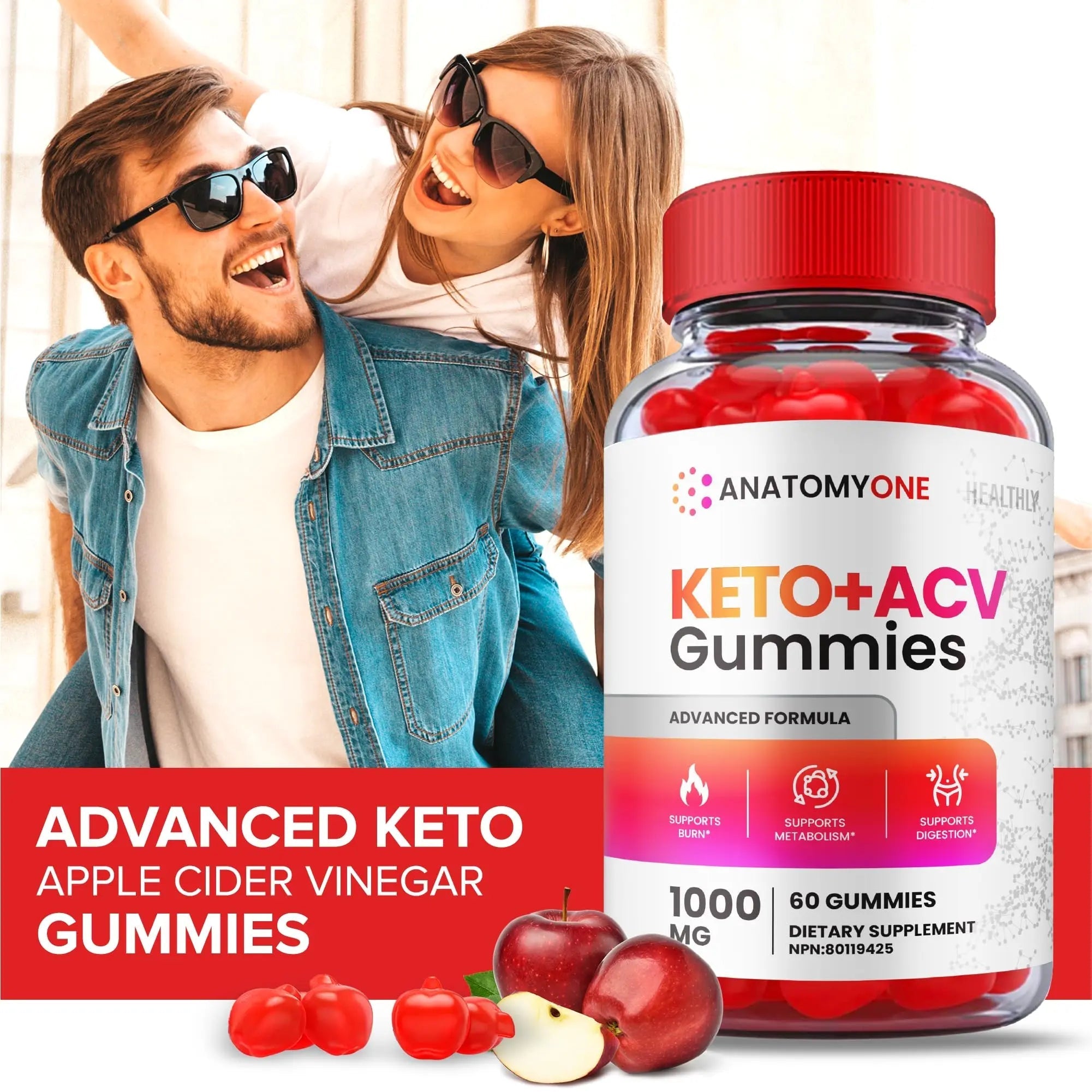 (2 Pack) Anatomy One Keto Gummies, Anatomy One Keto Acv Gummies, Anatomyone Keto - TrustMedUSA