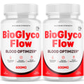 (2 Pack) BioGlyco Flow Blood Optimizer Capsules, Official BioGlyco Flow Pills with All Natural Ingredients, Advanced Health and Wellness Supplement with Maximum Strength Multivitamins (120 Capsules) - TrustMedUSA