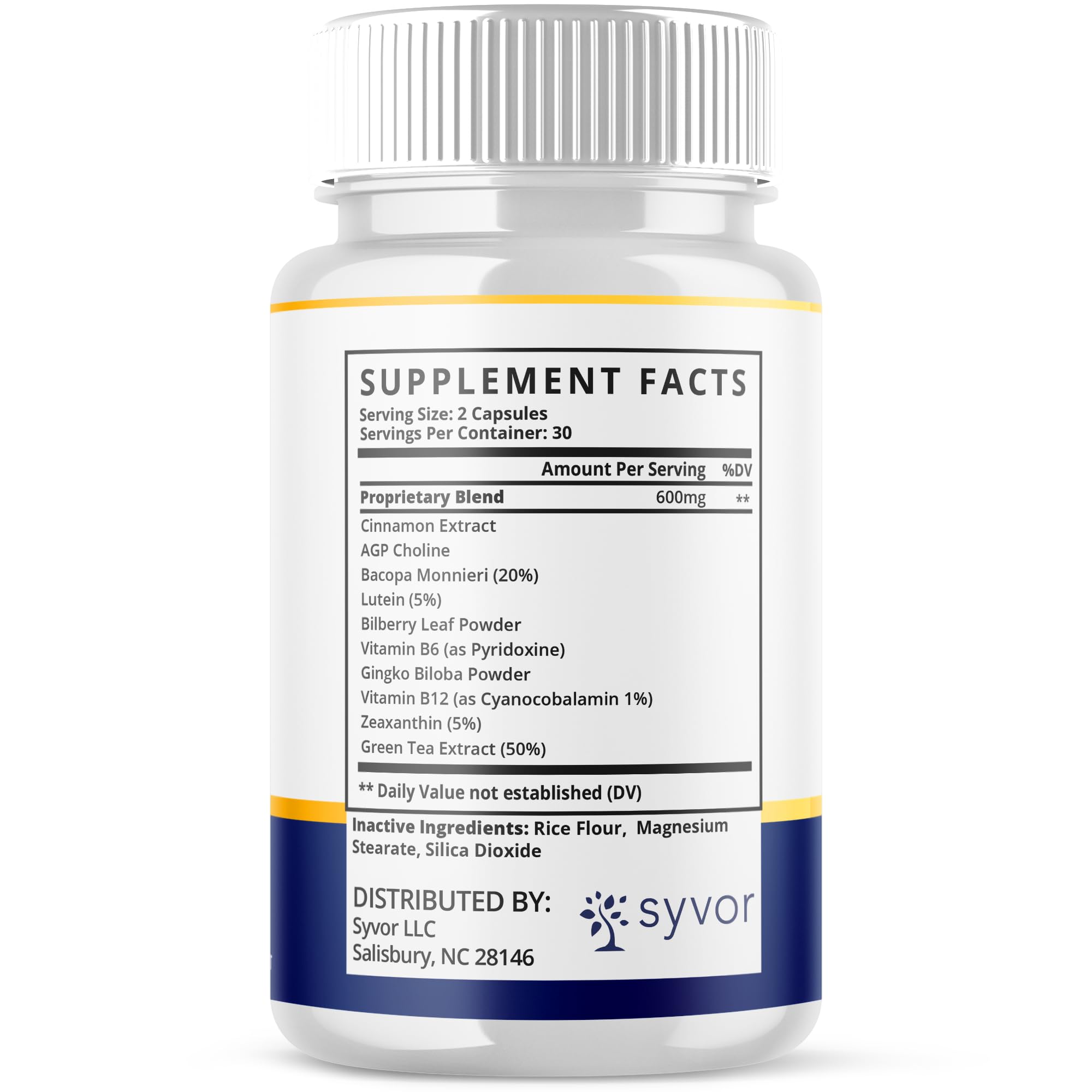 (2 Pack) Brain Defender Supplement Pills, Official Brain Defender Advanced Formula Nootropic Capsules, All Natural Health and Wellness Support Formula Maximum Strength Braindefender (120 Capsules) - TrustMedUSA