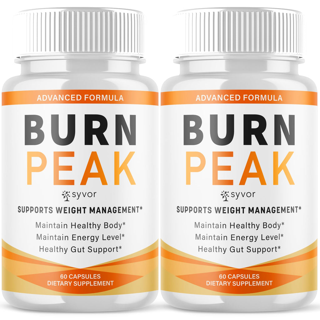 (2 Pack) Burn Peak Capsules, Official Burnpeak Pink Salt Pills with All Natural Ingredients, Advanced BurnPeak Health Supplement with Premium Vitamins for Active Lifestyle Support (120 Capsules) - TrustMedUSA