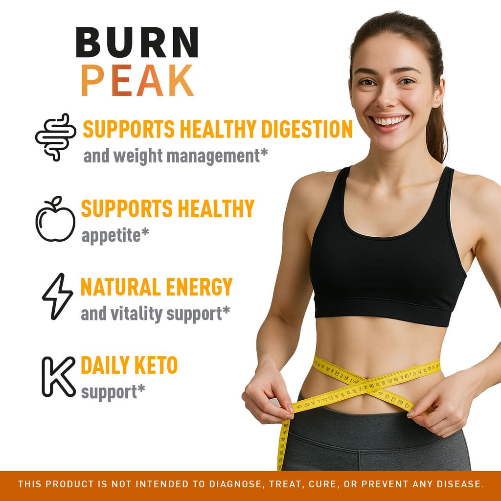 (2 Pack) Burn Peak Capsules - Official BurnPeak Weight Pills Advanced Premium Support, All Natural Burn Peak Pink Salt Trick Supplement for Overall Health & Wellness Reviews, 120 Capsules for 2 Months - TrustMedUSA