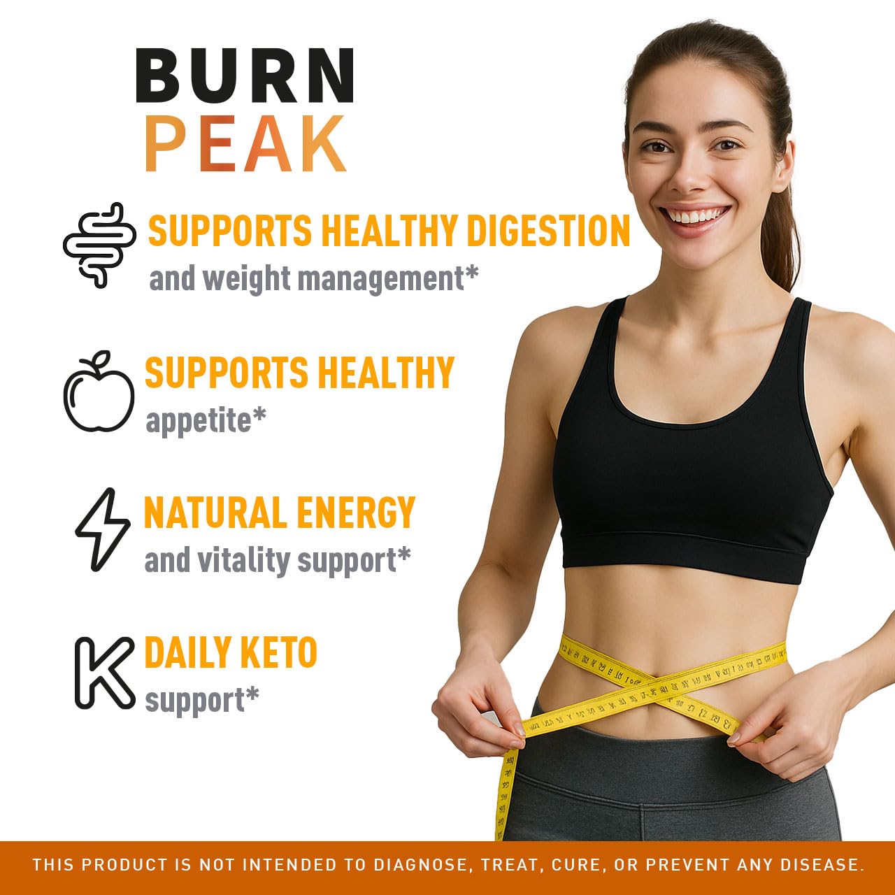 (2 Pack) Burn Peak Capsules - Official BurnPeak Weight Pills Advanced Premium Support, All Natural Burn Peak Pink Salt Trick Supplement for Overall Health & Wellness Reviews, 120 Capsules for 2 Months - TrustMedUSA