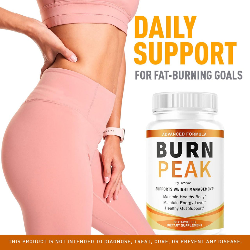 (2 Pack) Burn Peak Capsules - Official BurnPeak Weight Pills Advanced Premium Support, All Natural Burn Peak Pink Salt Trick Supplement for Overall Health & Wellness Reviews, 120 Capsules for 2 Months - TrustMedUSA