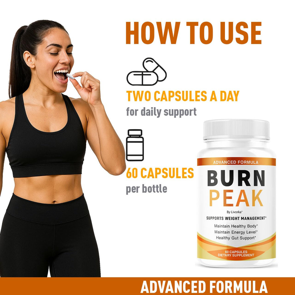 (2 Pack) Burn Peak Capsules - Official BurnPeak Weight Pills Advanced Premium Support, All Natural Burn Peak Pink Salt Trick Supplement for Overall Health & Wellness Reviews, 120 Capsules for 2 Months - TrustMedUSA