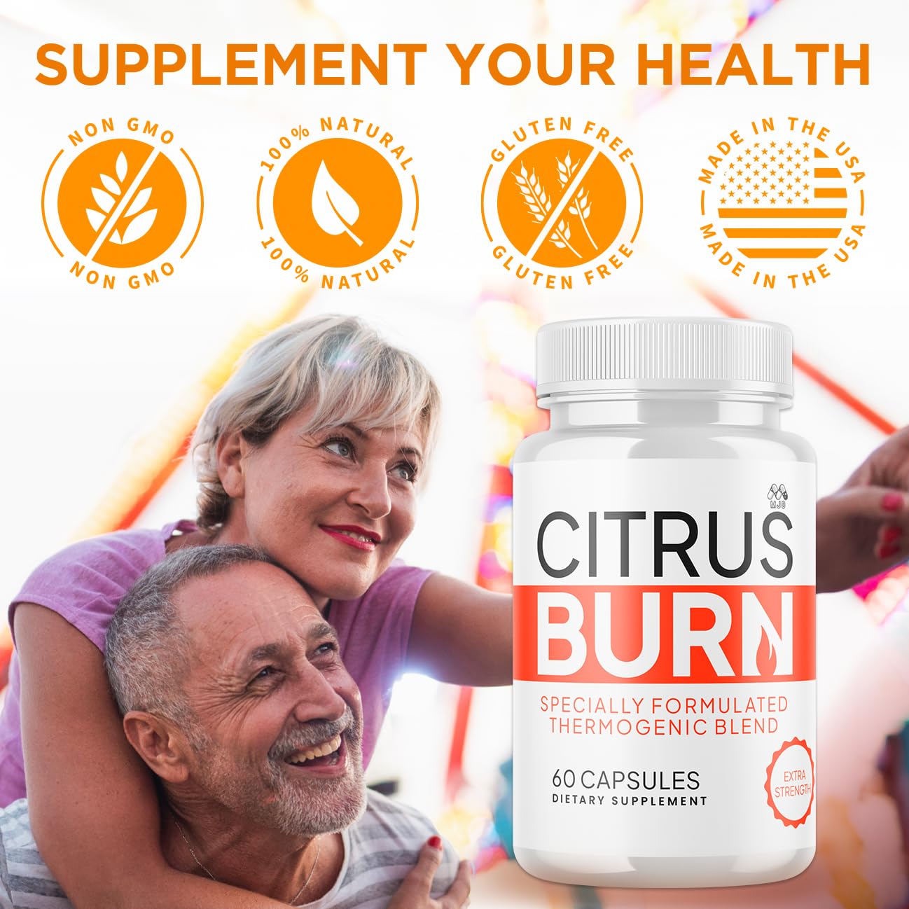 (2 Pack) Citrus Burn Capsules, Official CitrusBurn Pills with All Natural Ingredients, Advanced Citrus Burn for Optimal Health & Wellness Support with Premium Vitamins for Women & Men (120 Capsules) - TrustMedUSA