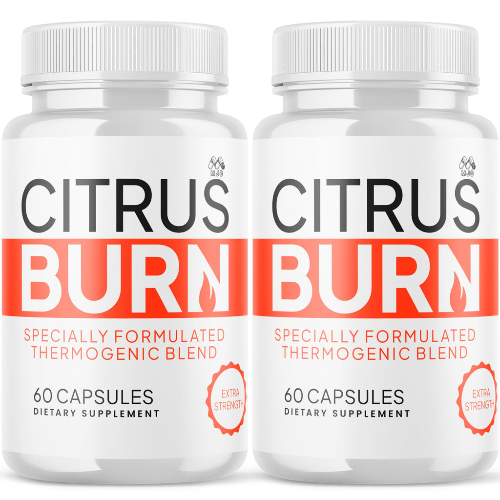(2 Pack) Citrus Burn Capsules, Official CitrusBurn Pills with All Natural Ingredients, Advanced Citrus Burn for Optimal Health & Wellness Support with Premium Vitamins for Women & Men (120 Capsules) - TrustMedUSA