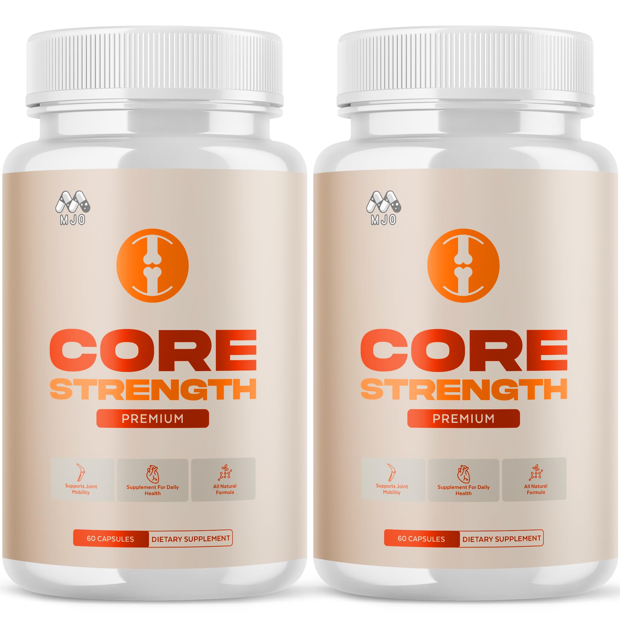 (2 Pack) Core Strength Supplement for Joint Support, Official Core Strength Joint Pills with All Natural Ingredients, Advanced Health & Wellness Support with Max Strength Multivitamins (120 Capsules) - TrustMedUSA