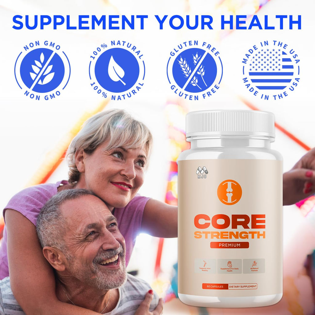 (2 Pack) Core Strength Supplement for Joint Support, Official Core Strength Joint Pills with All Natural Ingredients, Advanced Health & Wellness Support with Max Strength Multivitamins (120 Capsules) - TrustMedUSA