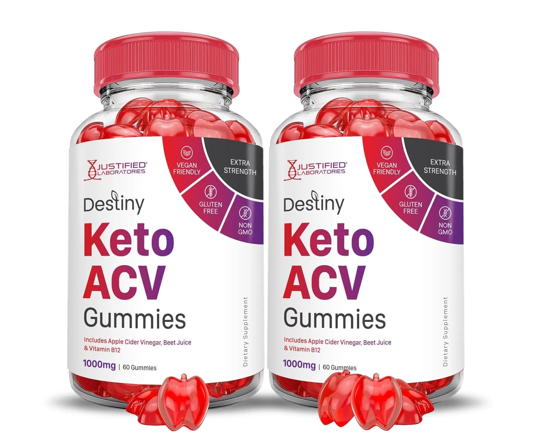 (2 Pack) Destiny Keto ACV Gummies Advanced Formula 1000MG Destiny Keto Gummies - TrustMedUSA