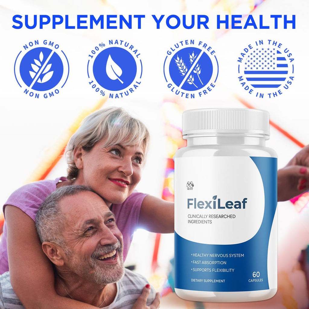 (2 Pack) Flexileaf Capsules, Official Flexileaf Pills with All Natural Ingredients, Advanced Health and Overall Wellness Multivitamin Supplement Maximum Strength Support Formula (120 Capsules) - TrustMedUSA