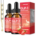 2 Pack GLP-1 Supplement, 16-in-1 GLP-1 Liquid Drops with Berberine, Ceylon Cinnamon, Green Tea, Chromium & Resveratrol, Naturally GLP 1 Support for Metabolism, Gut Digestion, Stawberry Flavor, 4 Fl Oz - TrustMedUSA