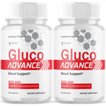 (2 Pack) Gluco Advance Capsules, Official GlucoAdvance Supplement Pills with All Natural Ingredients, Advanced Formula Supplement with Maximum Strength Support Vitamins for Women & Men (120 Capsules) - TrustMedUSA