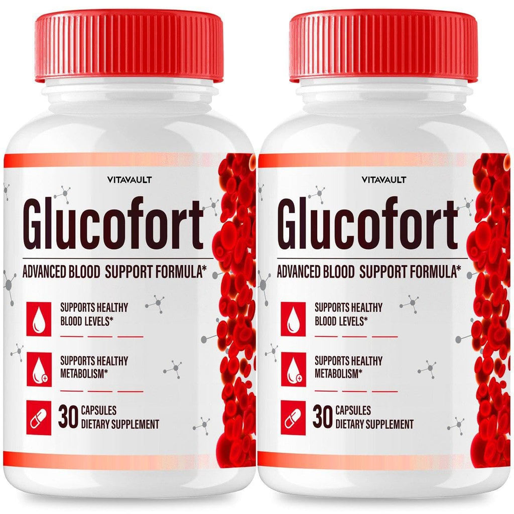 (2 Pack) Glucofort, Max Advanced Blood Support Formula Capsules - TrustMedUSA
