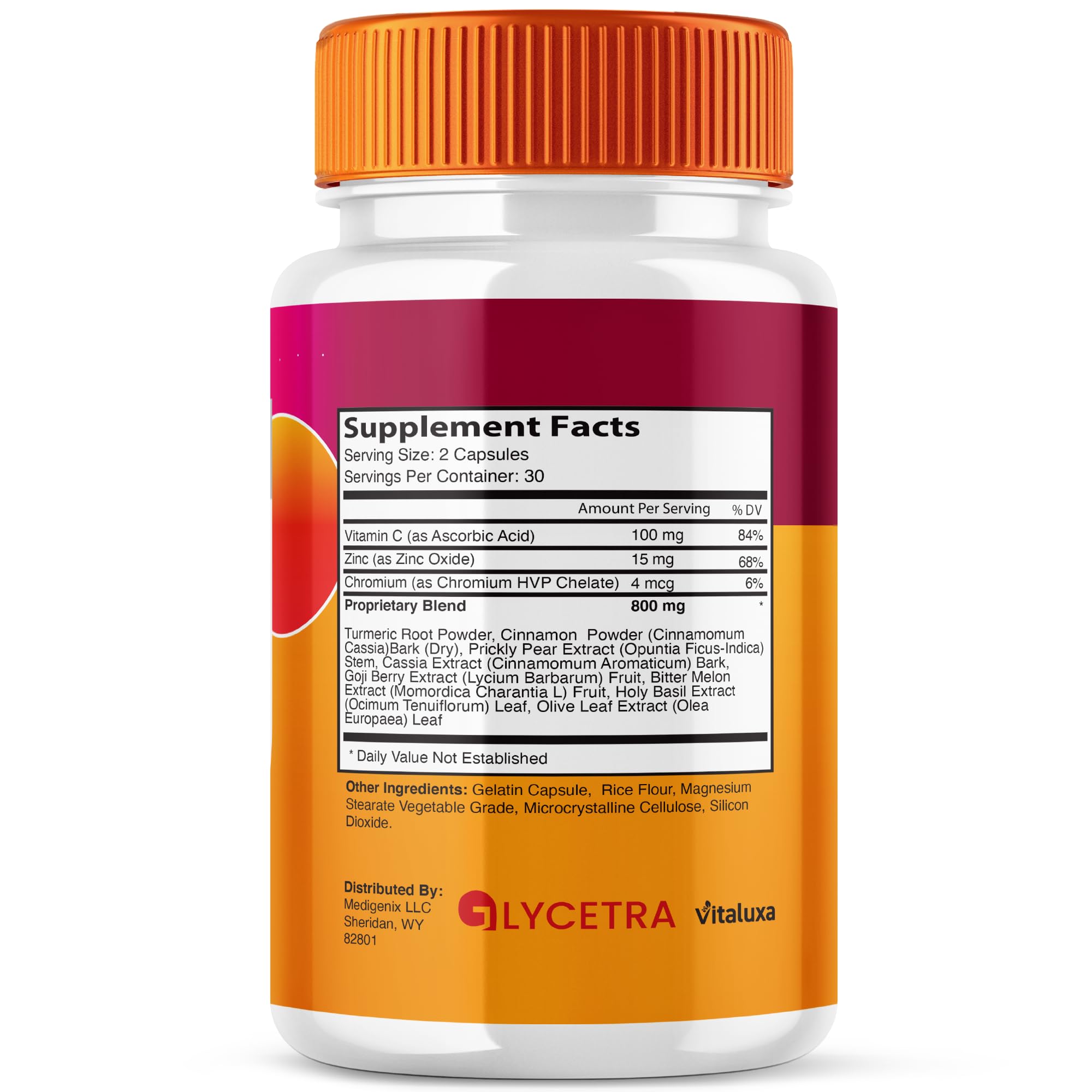 (2 Pack) Glycetra Capsules, Glycetra Blood Support Supplement Advanced Formula Premium Blend All Natural Balance Flow, Glicetra Pills Maximum Strength Glycogen Support Health Wellness Review (120 Ct) - TrustMedUSA