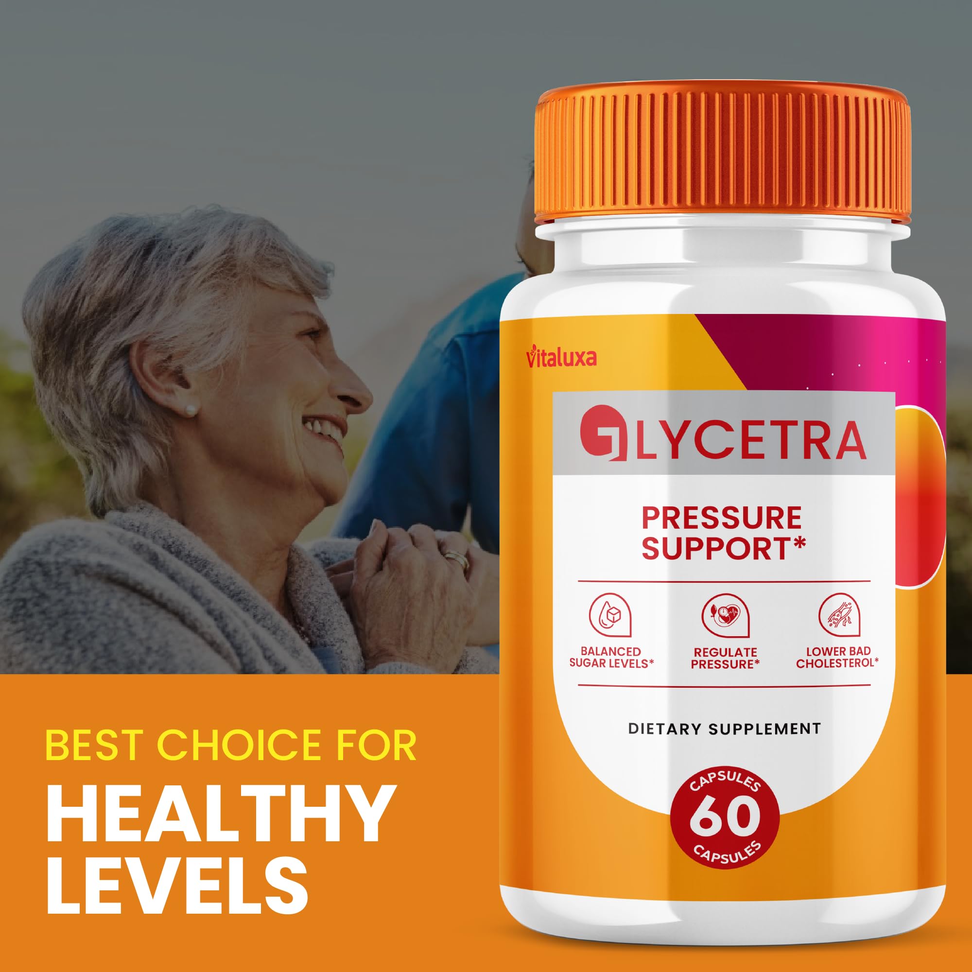 (2 Pack) Glycetra Capsules, Glycetra Blood Support Supplement Advanced Formula Premium Blend All Natural Balance Flow, Glicetra Pills Maximum Strength Glycogen Support Health Wellness Review (120 Ct) - TrustMedUSA