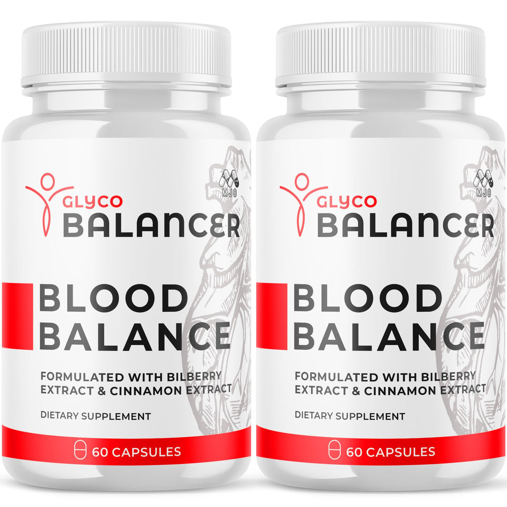 (2 Pack) Glyco Balancer Capsules, Official GlycoBalancer Health Support Pills with All Natural Ingredients, Glyco Balancer Advanced Health Support with Premium Vitamins for Women & Men (120 Capsules) - TrustMedUSA