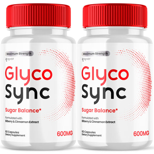(2 Pack) Glyco Sync Capsules, Official Glyco Sync Balance Pills with All Natural Ingredients, Advanced Formula GlycoSync Joint Health and Wellness Support Max Strength for Men & Women (120 Capsules) - TrustMedUSA