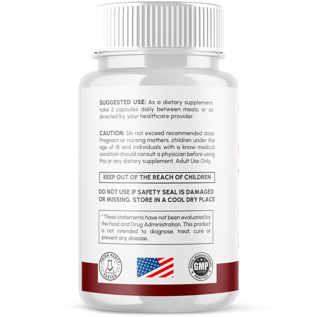 (2 Pack) Glyco Thrive Capsules, Official GlycoThrive Glycogen Support Pills with All Natural Ingredients, Advanced Formula Health Supplement with Max Strength Vitamins for Women & Men (120 Capsules) - TrustMedUSA