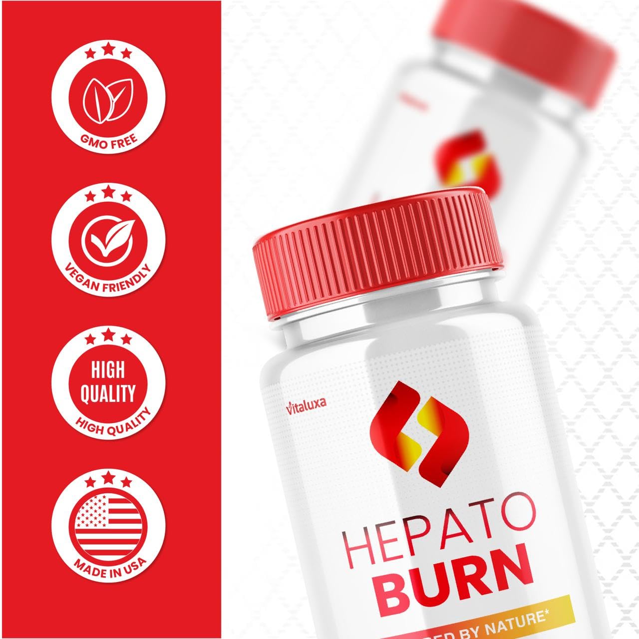 (2 Pack) Hepato Burn Capsules - HepatoBurn Supplement Pills Advanced Formula Wait Premium Blend All Natural Loss Support for Men Women, Hepataburn Reviews Maximum Strength Burner Health (120 Capsules) - TrustMedUSA