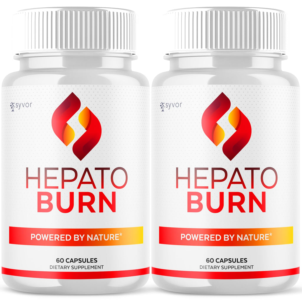 (2 Pack) Hepato Burn Capsules, Official Hepato Burn Pills with All Natural Premium Ingredients, Hepatoburn Energy and Fitness Vitamin Supplement, Hepatoburn Lifestyle Powered by Nature (120 Capsules) - TrustMedUSA
