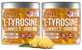 2 Pack - JOYLI L-Tyrosine Gummies 1000MG – Sugar-Free Vegan Focus Supplement & Mood Support for Kids & Adults – 500mg Per Gummy – Sleep Gummies for Memory, Energy & Wellness – 60 Pcs per Pack - TrustMedUSA