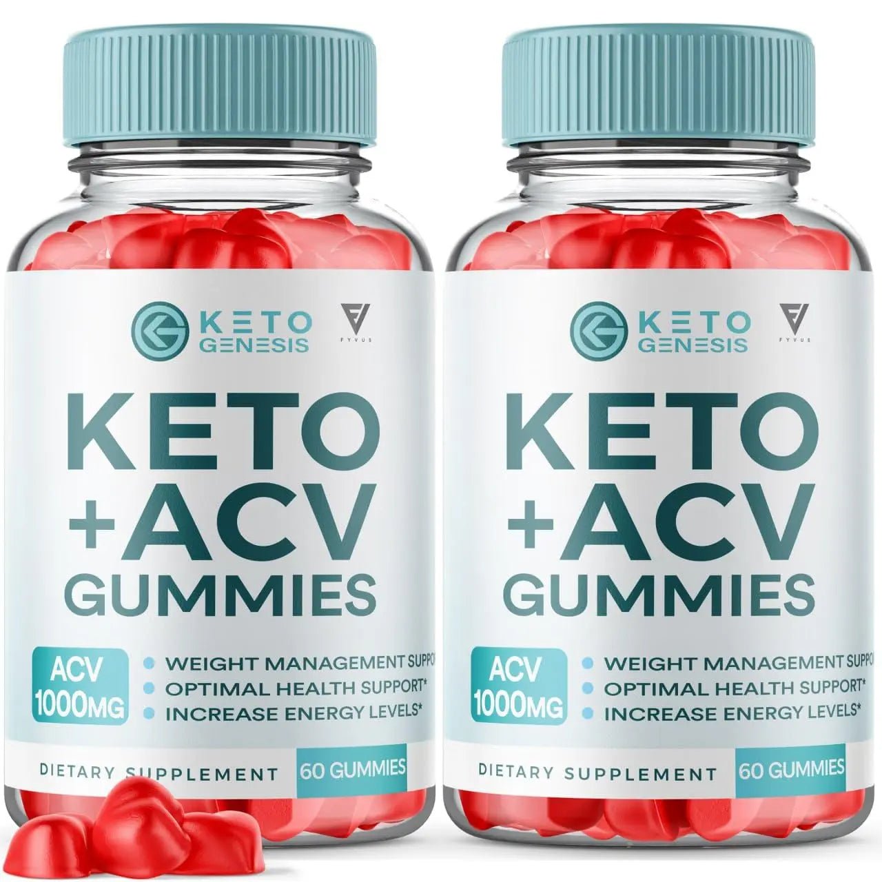 (2 Pack) Keto Genesis Keto ACV Gummies Advanced Weight Loss, Ketogenesis Keto - TrustMedUSA