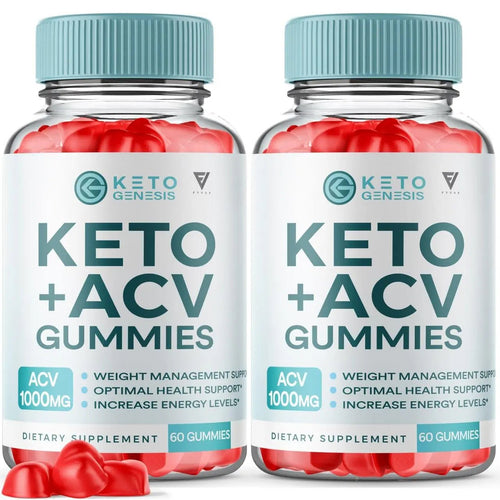 (2 Pack) Keto Genesis Keto ACV Gummies Advanced Weight Loss, Ketogenesis Keto - TrustMedUSA