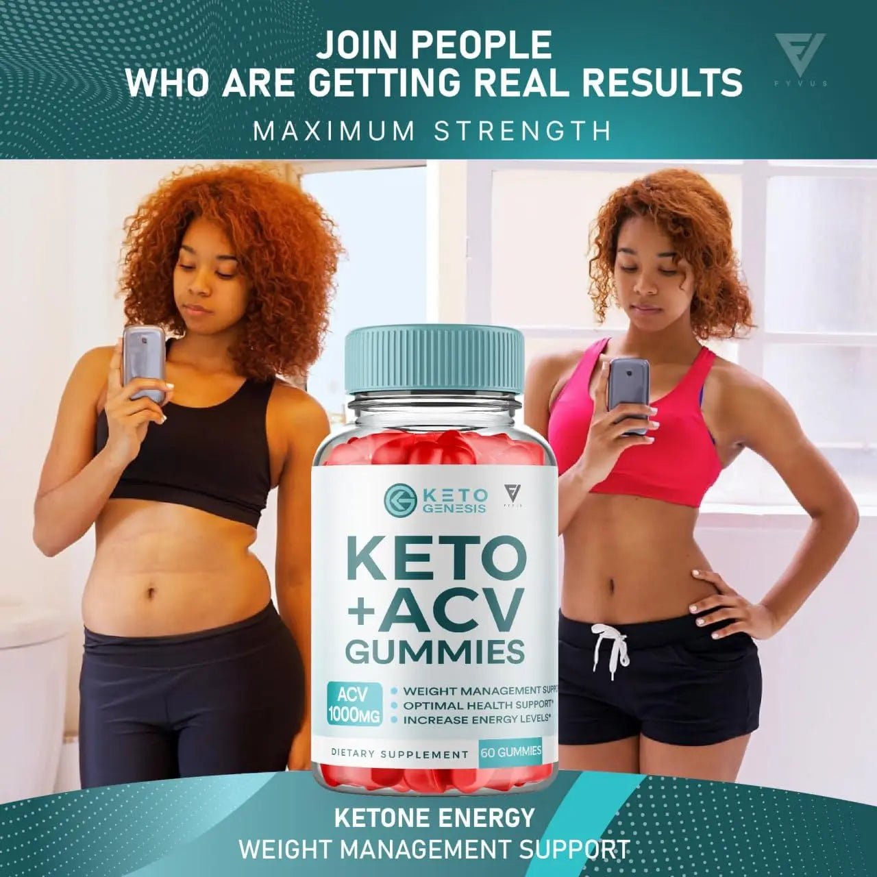 (2 Pack) Keto Genesis Keto ACV Gummies Advanced Weight Loss, Ketogenesis Keto - TrustMedUSA
