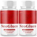 (2 Pack) NeoGluco Capsules, Official NeoGluco Glycogen Support Pills with All Natural Ingredients, Advanced Formula Health Supplement with Max Strength Premium Vitamins for Women & Men (120 Capsules) - TrustMedUSA