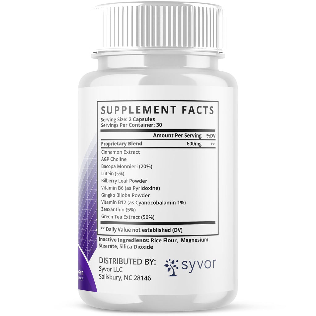(2 Pack) Neurocept Capsules, Official Neurocept Brain Supplement Pills with All Natural Ingredients, Advanced Formula Support Pills with Max Strength Premium Vitamins for Women & Men (120 Capsules) - TrustMedUSA