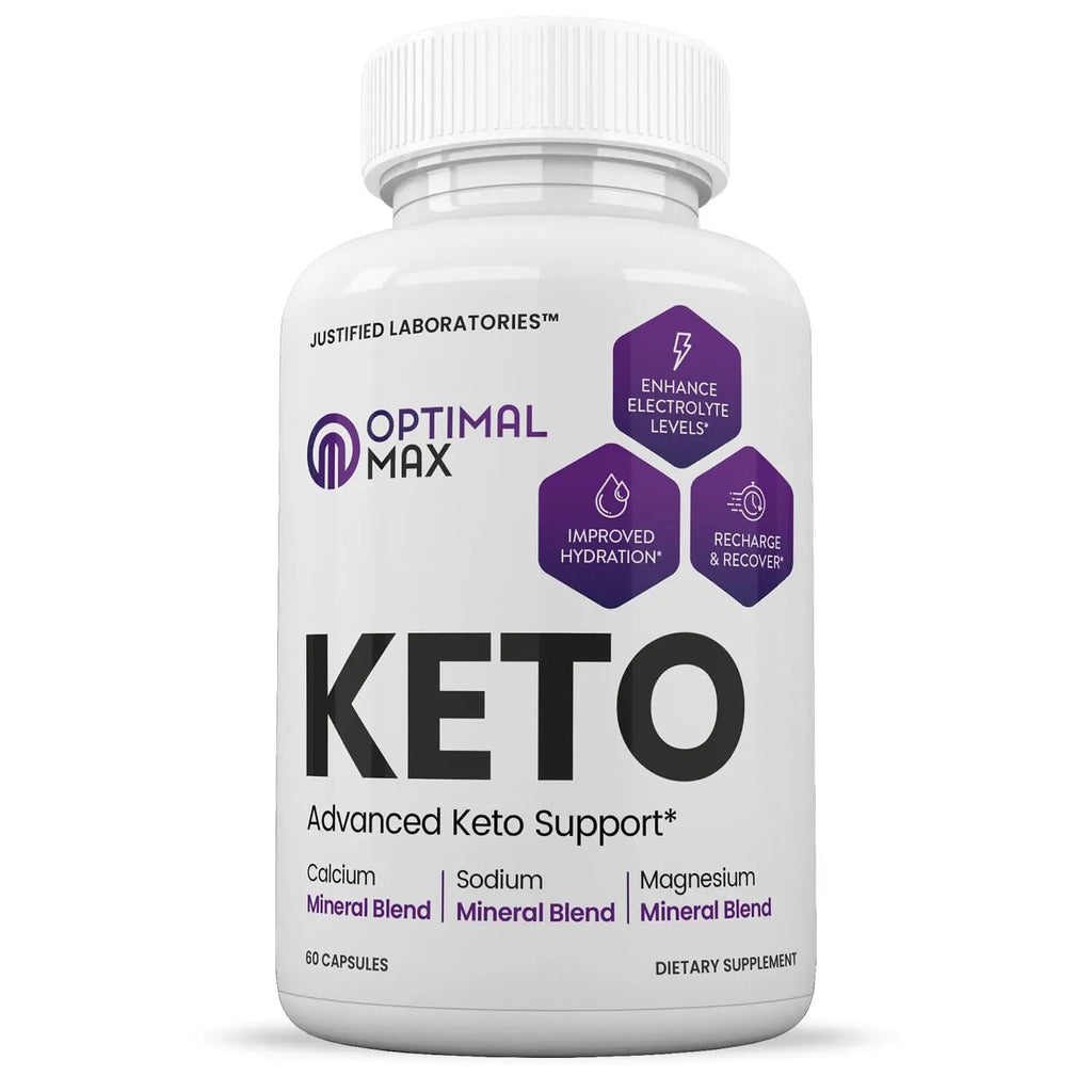 (2 Pack) Optimal Max Keto Pills 1275MG New & Improved Formula Contains Apple Cider - TrustMedUSA