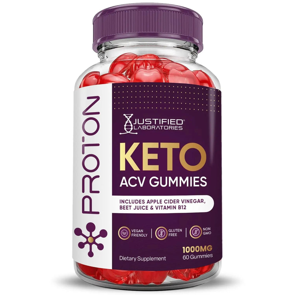 (2 Pack) Proton Protein Keto ACV Gummies Advanced Formula 1000MG Proton Keto - TrustMedUSA