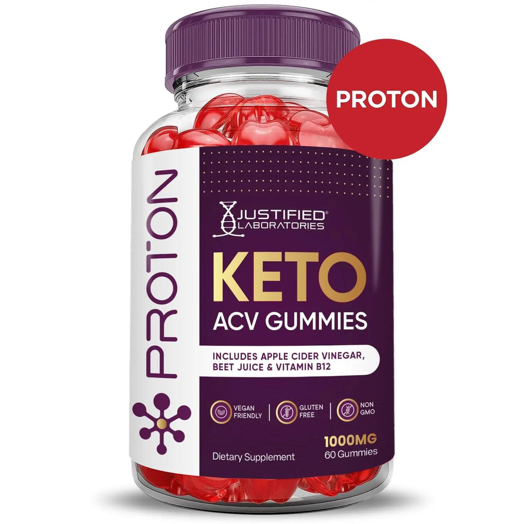 (2 Pack) Proton Protein Keto ACV Gummies Advanced Formula 1000MG Proton Keto - TrustMedUSA