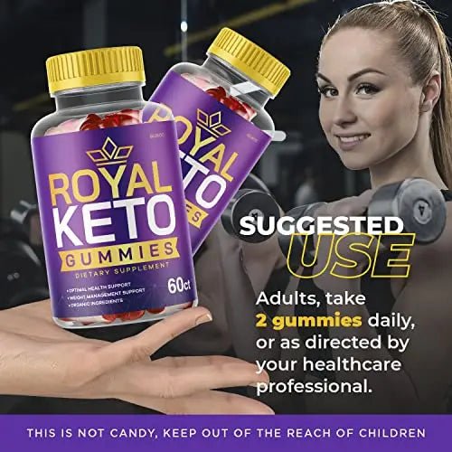 (2 Pack) Royal Keto ACV Gummies - New Advance Formula RoyalKeto - TrustMedUSA
