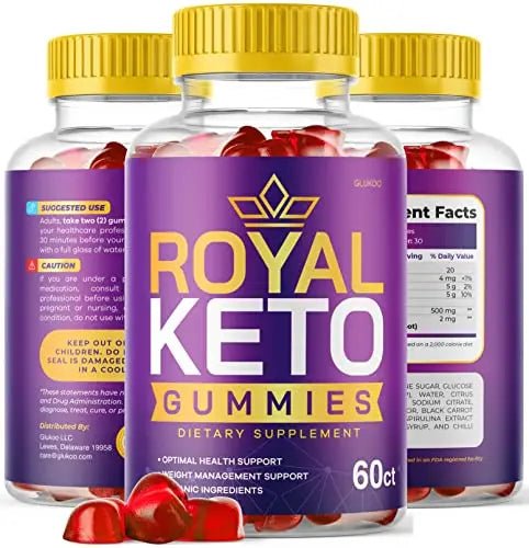 (2 Pack) Royal Keto ACV Gummies - New Advance Formula RoyalKeto - TrustMedUSA