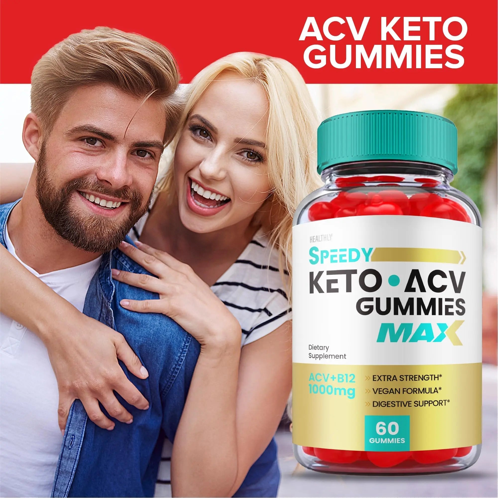 (2 Pack) Speedy Keto ACV Gummies Maximum Strength, Speedy Keto Plus ACV Gummies - TrustMedUSA