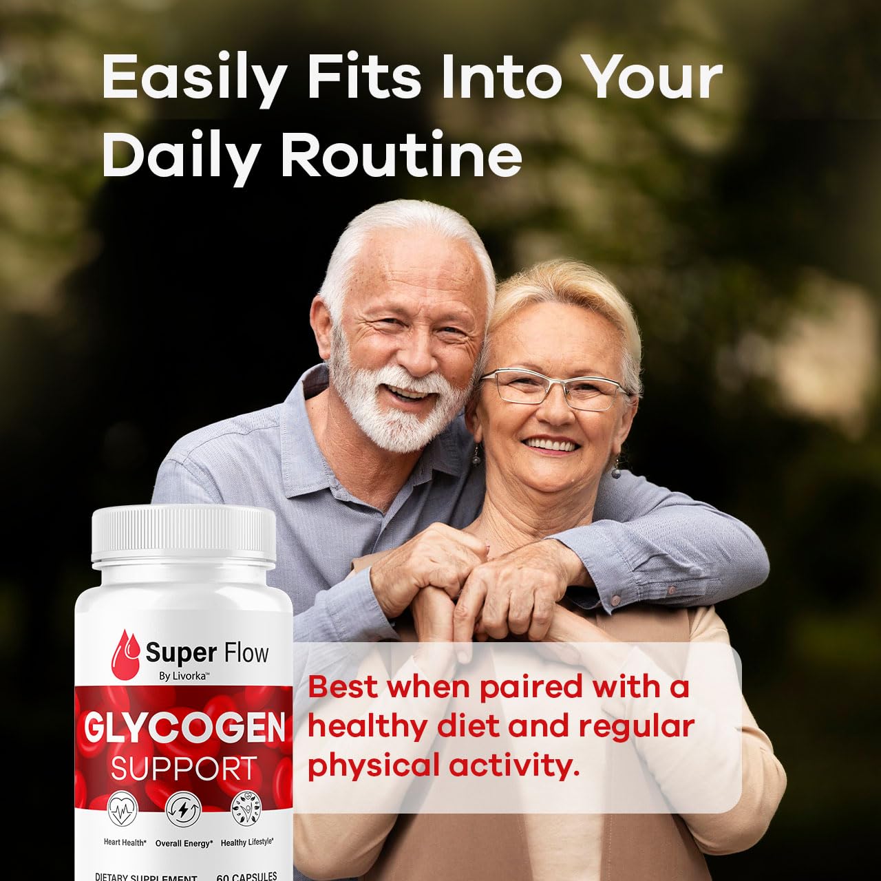 (2 Pack) Super Flow Glycogen Capsules - Official SuperFlow Advanced Glycogen Support Pills - Maximum Strength, Natural Formula Vitamins for Overall Health & Wellness Reviews, 120 Capsules for 2 Months - TrustMedUSA