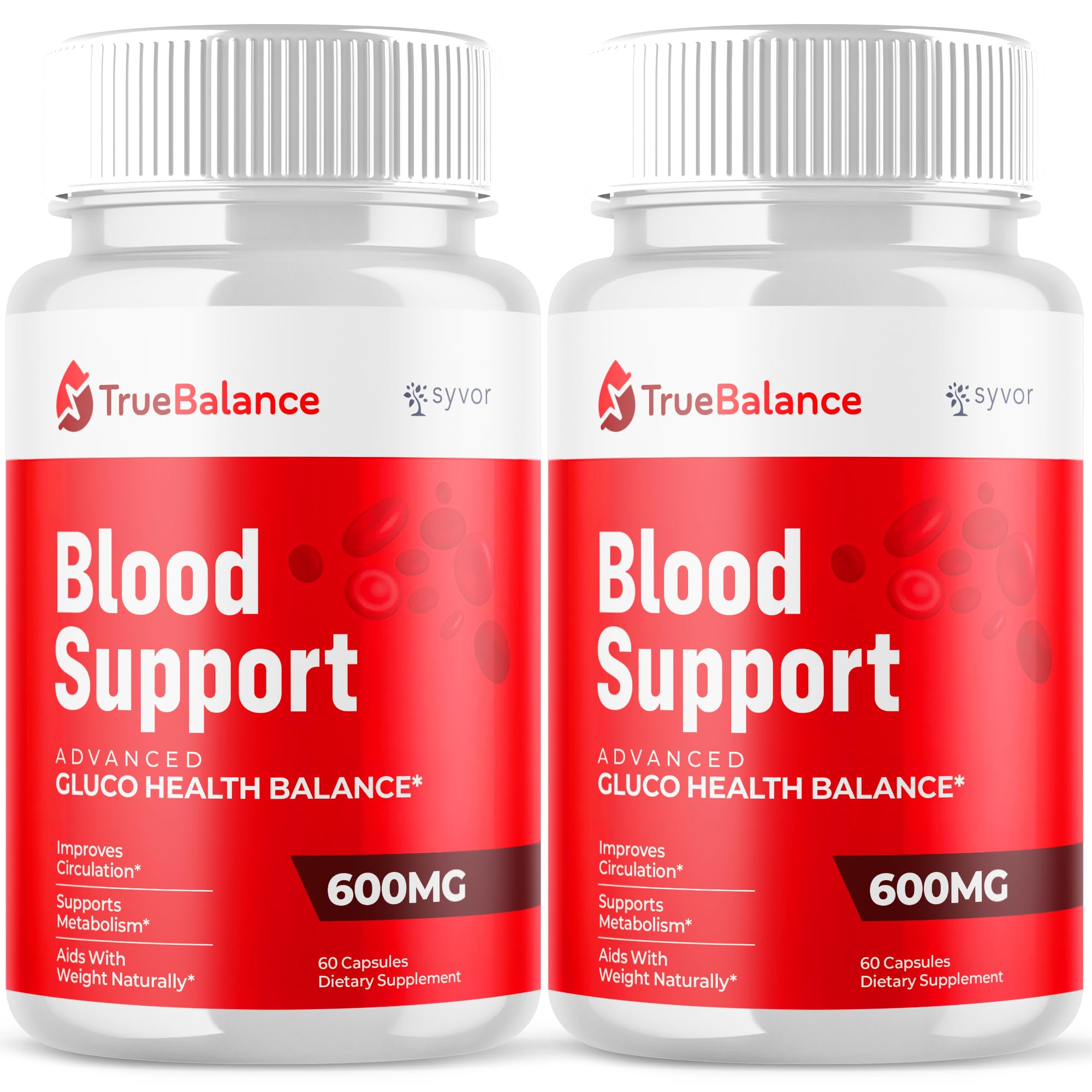 (2 Pack) True Balance Capsules, Official TrueBalance Glycogen Support Pills with All Natural Ingredients, Advanced Formula Support Supplement with Max Strength Vitamins for Women & Men (120 Capsules) - TrustMedUSA
