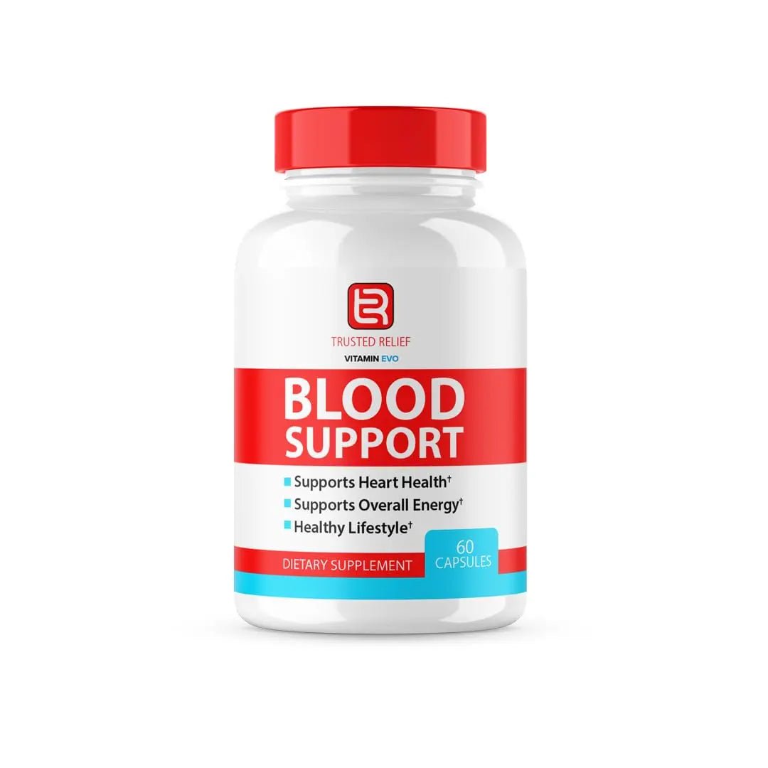 (2 Pack) Trusted Relief Blood Support Capsules, Trusted Relief Advanced Strength Glycogen Reviews Healthy Levels Support Supplement, TrustedRelief Maximum Blood Support Formula Supplement (120 Caps) - TrustMedUSA