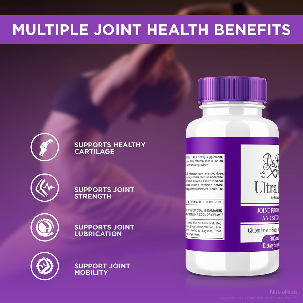 (2 Pack) Ultra Flex Capsules, Advanced Joint Support Supplement, Ultra Flex Natural Joint Health Formula, Max Strength Pills for Joint Wellness and Mobility, UltraFlex Vitamin Reviews (120 Capsules) - TrustMedUSA