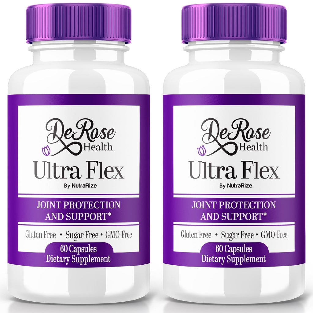 (2 Pack) Ultra Flex Capsules, Advanced Joint Support Supplement, Ultra Flex Natural Joint Health Formula, Max Strength Pills for Joint Wellness and Mobility, UltraFlex Vitamin Reviews (120 Capsules) - TrustMedUSA