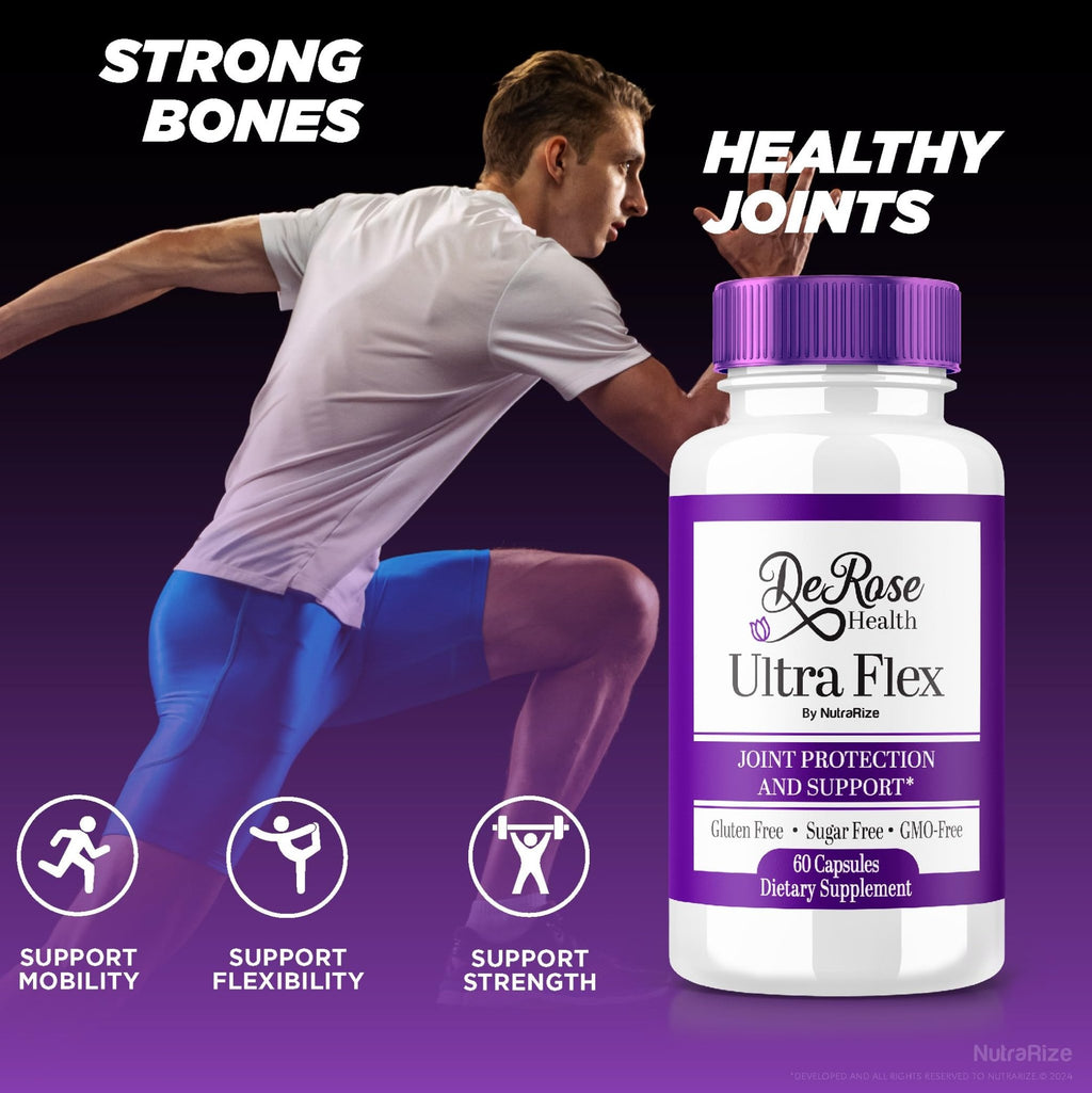 (2 Pack) Ultra Flex Capsules, Advanced Joint Support Supplement, Ultra Flex Natural Joint Health Formula, Max Strength Pills for Joint Wellness and Mobility, UltraFlex Vitamin Reviews (120 Capsules) - TrustMedUSA