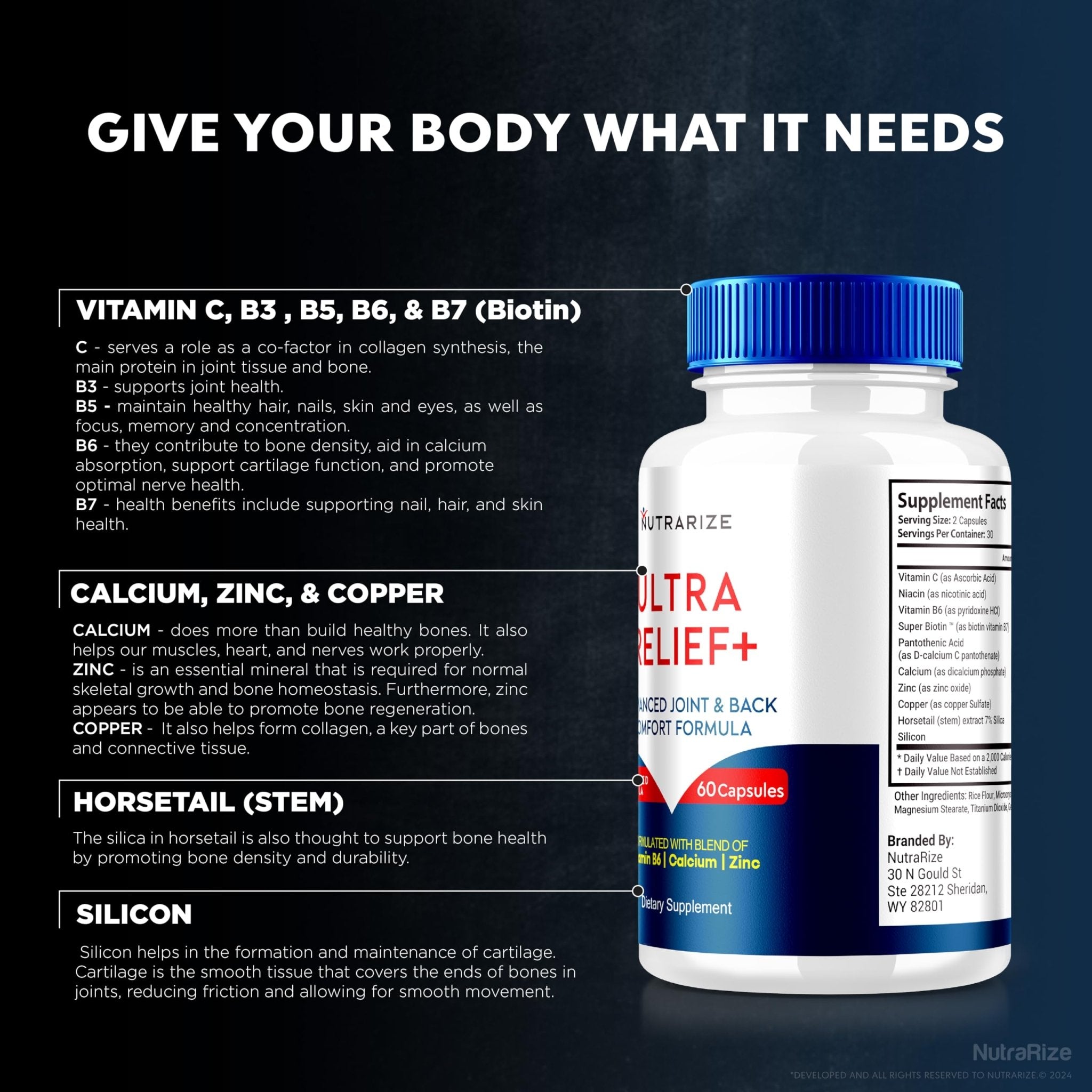 (2 Pack) Ultra Relief+ Capsules, Official Formula for Joint Health, All-Natural Supplement to Support Joint Function and Mobility, Ultra Relief + Pills, Ultra Relief Plus Reviews (120 Capsules) - TrustMedUSA
