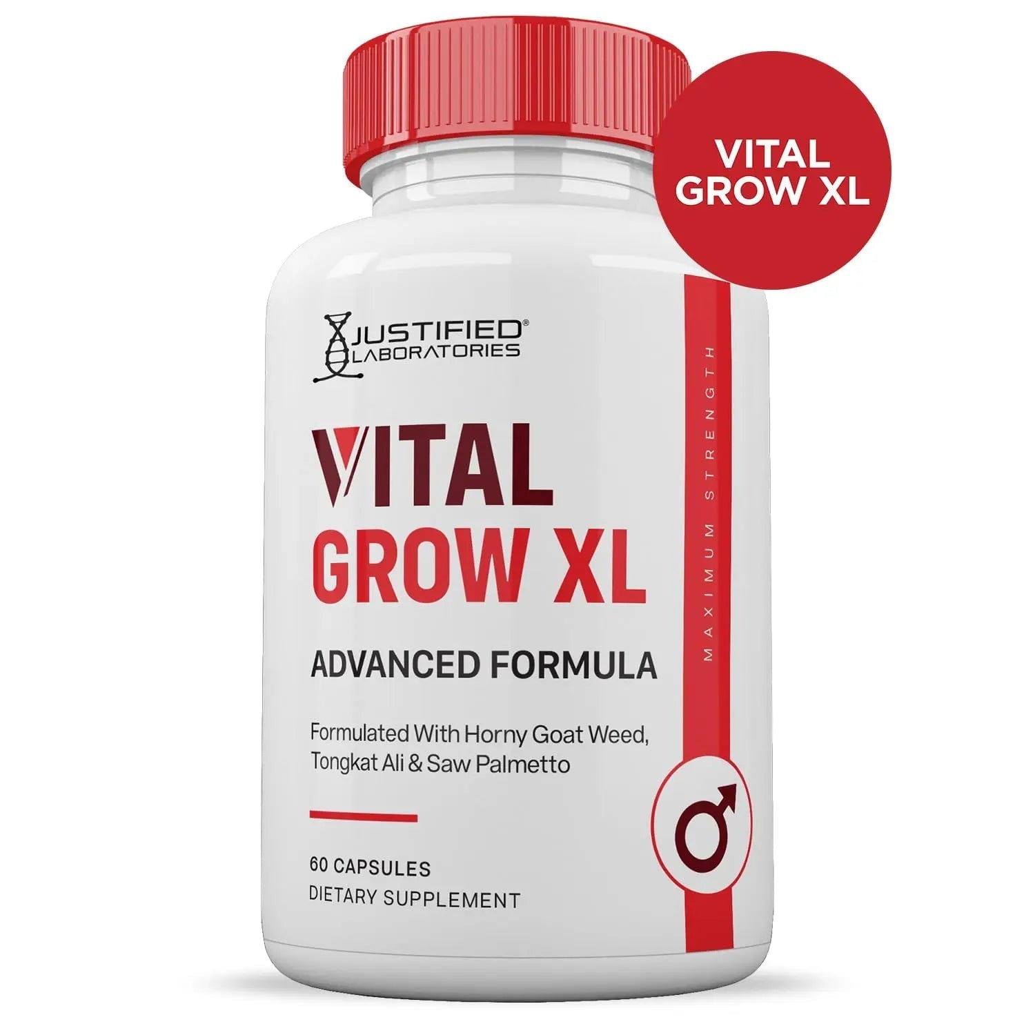 (2 Pack) Vital Grow XL Pills 1484MG Advanced Formula Proprietary Blend for Men 60 Capsules - TrustMedUSA