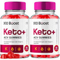 (2 Pack) X10 Boost Keto ACV Gummies Advanced Weight Loss, X10 Boost Keto - TrustMedUSA