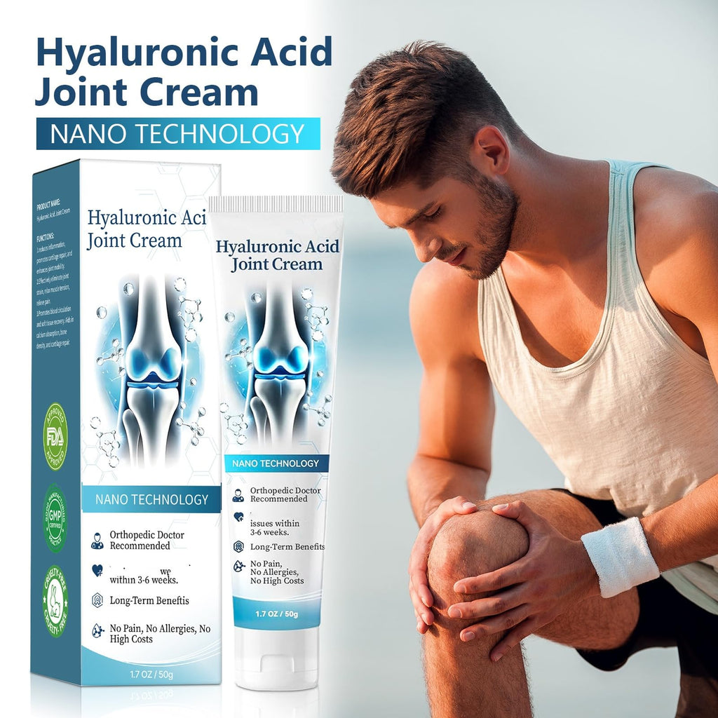 2 PCS Hyaluronic Acid Joint R-epair Gel, Soothing Massage Gel, Quickly Relieve Joint discomfort for Back, Neck, Kne, Soothing Relief for Dry, Cracked Skin Joint Activities Throughout The Body - TrustMedUSA