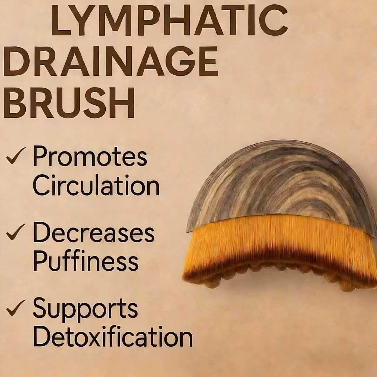 2 PCS New Lymphatic Contour Face Brush for Sculpting – Face Brush for Lymphatic Drainage, Anti-Puffiness, Detox & Lift, Improves Skin Glow & Absorption, Travel-Friendly Portable Design - Maple Wellness Supplements