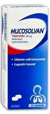 20 Tabs Mucosolvan 30mg Dry Couch / Improves Respiratory Function - TrustMedUSA