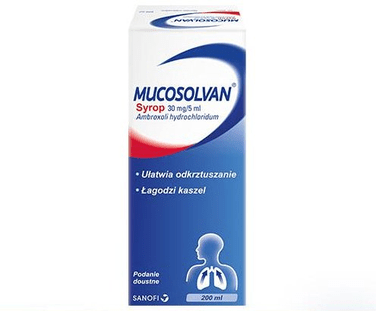 200ml Mucosolvan 30mg/5ml Syrup / Dry Couch / Improves Respiratory Function - TrustMedUSA